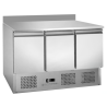 Mesa Refrigerada Positiva 3 Portas GN 1/1 Dynasteel