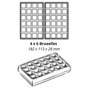 Gaufrier Professionnel Tournant Grand Modèle Krampouz - 4x6 Bruxelas