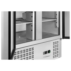 Saladette Compacta 2 Portas - Com Tampa Deslizante - Dynasteel