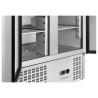 Compact 2-Door Saladette - Dynasteel: optimize your professional kitchen with sliding cover