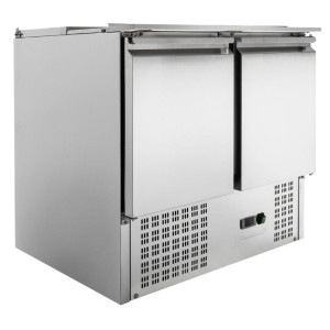 Saladette Compacta 2 Portas - Com Tampa Deslizante - Dynasteel