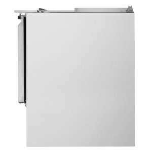 Compact 2-Door Saladette - Dynasteel: optimize your professional kitchen with sliding cover