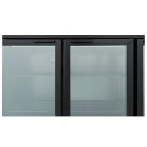 Bar Traseiro Refrigerado 328 L 3 Portas de Vidro Preto