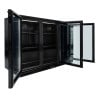 Bar Traseiro Refrigerado 328 L 3 Portas de Vidro Preto