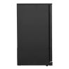 Bar Traseiro Refrigerado 328 L 3 Portas de Vidro Preto