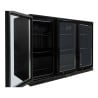 Bar Traseiro Refrigerado 328 L 3 Portas de Vidro Preto