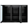 Bar Traseiro Refrigerado 328 L 3 Portas de Vidro Preto