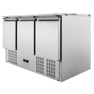 Saladette Compacta 3 Portas - Com Tampa Deslizante - Dynasteel