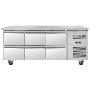 Mesa Refrigerada Positiva - 6 Gavetas Dynasteel: Eficiente e Espaçoso