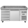 Móvel para Pizza 600x400 - 1 Porta e 7 Gavetas - Dynasteel