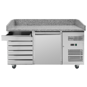 Pizza Cabinet 600x400 - 1 Door and 7 Drawers - Dynasteel