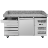 Móvel para Pizza 600x400 - 1 Porta e 7 Gavetas - Dynasteel