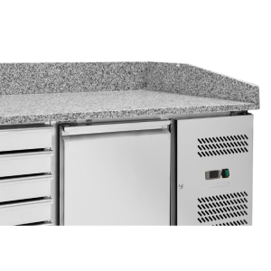 Móvel para Pizza 600x400 - 1 Porta e 7 Gavetas - Dynasteel