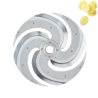 Disque Éminceur - Taille Coupe - PDT cuites 4 mm Robot-Coupe Para R 502 / R 502 VV / R 652 / R 652 VV
