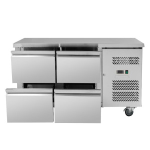 Mesa Refrigerada Positiva - 4 Gavetas Dynasteel: Alta qualidade profissional