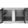 Mesa Refrigerada Positiva com Backsplash - 2 Portas e 2 Gavetas GN 1/2 - Dynasteel