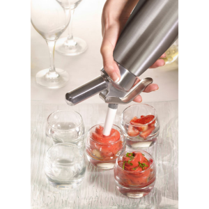 Siphon Aluminium 0.5 L Tellier: Perfect whipped cream in an instant