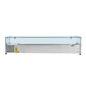 Refrigerated Display Saladette - 9 x GN 1/3 - Dynasteel