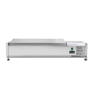 Saladeira Refrigerada de Bancada Inox - 5 x GN 1/4 Dynasteel: Mantenha seus alimentos frescos e organizados.