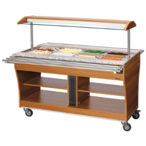 Buffet Quente Bartscher - GN 1/1 Higiene e Mobilidade