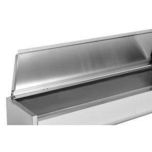 Saladeira Refrigerada em Aço Inoxidável GN 1/4 Dynasteel - Alta qualidade e desempenho eficiente.