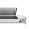 Refrigerated Saladette to Place Stainless Steel Lid - 9 x GN 1/3 - Dynasteel