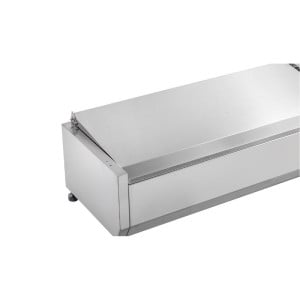 Saladeira Refrigerada de Bancada em Aço Inoxidável - 9 recipientes GN 1/3 Dynasteel - Alto Desempenho e Organização Ótima