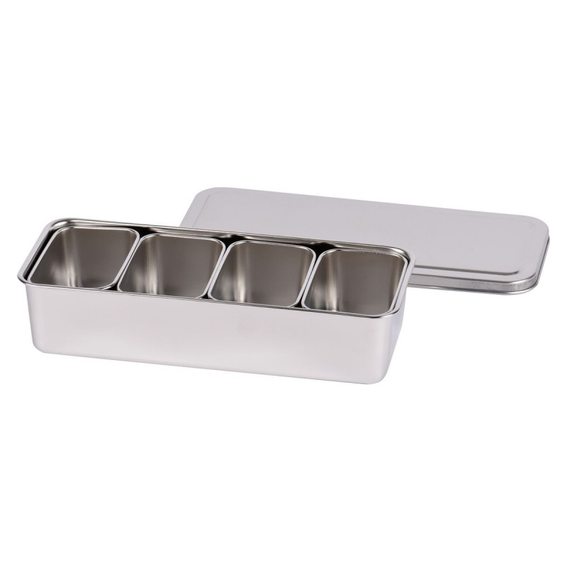 Caixa Japonesa Inox 4 Cubas - Cozinha Profissional