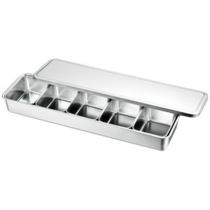 Boîte Japonesa Inox 5 Bacias - Armazenamento de Cozinha Profissional