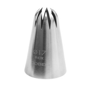 Bico de Rosa Inox 12 Dentes - Cozinha Profissional Qualidade Francesa