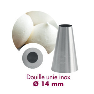 Bico liso inox ⌀ 14 mm Gobel - Decorações precisas e elegantes
