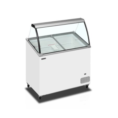 Vitrine para Sorvete TEFCOLD - 264 L: Congelador Decorativo para Sorvetes