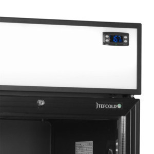 Vitrine Refrigerada para Bebidas TEFCOLD 358L Preto - Design elegante para suas bebidas