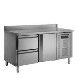 Balcão refrigerado TEFCOLD 282L aço inox & gavetas GN1/1