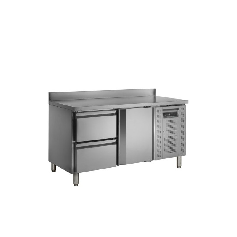 Balcão refrigerado TEFCOLD 282L aço inox & gavetas GN1/1