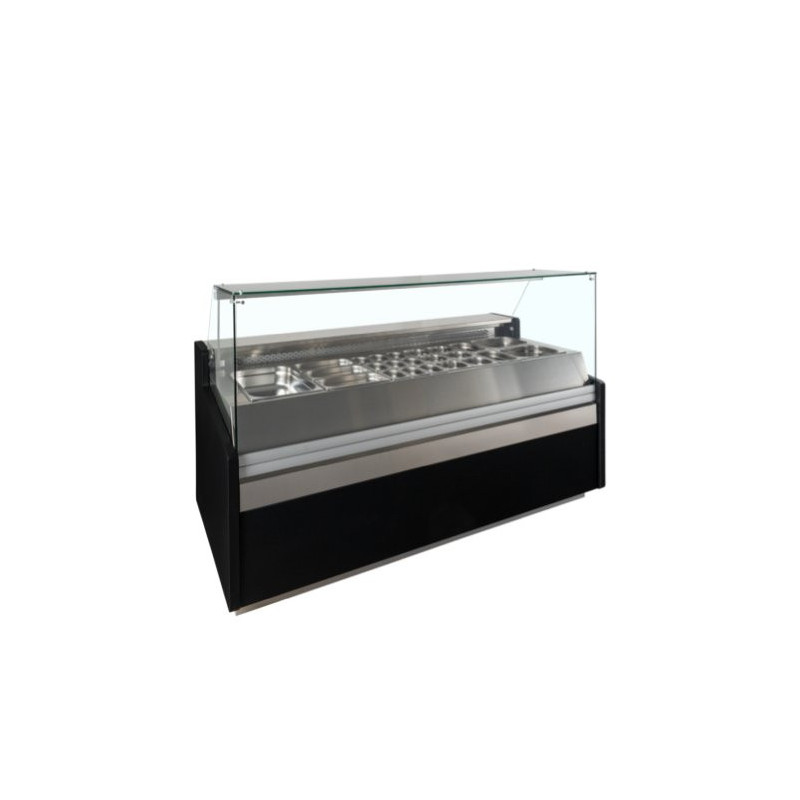 Vitrine Refrigerada GN 1/1 - TEFCOLD L 1985: Armazenamento Ótimo & Apresentação Elegante