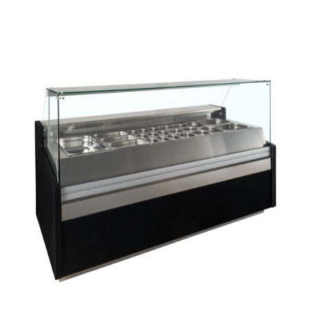 Vitrine Refrigerada GN 1/1 - TEFCOLD L 1985: Armazenamento Ótimo & Apresentação Elegante