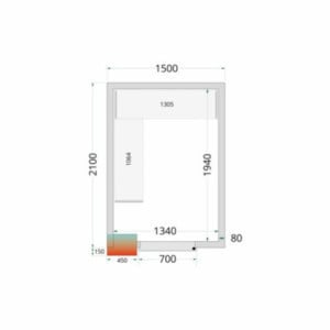 TEFCOLD Cold Room Panel 1500x2100 mm - Optimal insulation for efficient preservation