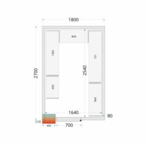 Panneau Chambre Froide Isolant 1800 x 2700 mm TEFCOLD - Desempenho e Modularidade