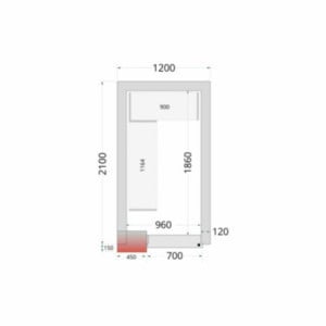 TEFCOLD Cold Room Panel - 120 mm Insulation, Quick Assembly