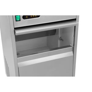 Máquina de Gelo Triturado 85 Kg Dynasteel - Potência ideal, armazenamento máximo
