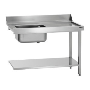 Mesa de triagem DS-R1B Bartscher em aço inoxidável multiusos