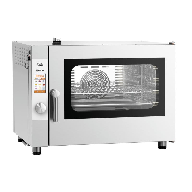 Forno combinado a vapor Silversteam 5111DRS Bartscher | Cozimento performante e versátil