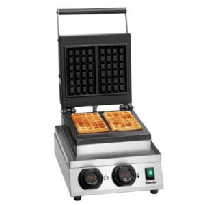 Gofreira profissional MDI 1BW-AL Bartscher | Waffle de Bruxelas e potência 1800W