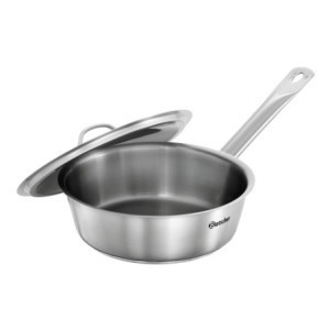 Bartscher E240-D1 stainless steel sauté pan - Professional induction