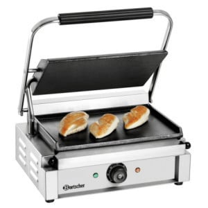 Grill contact Panini 1G Bartscher - Smooth plates for delicious snacks