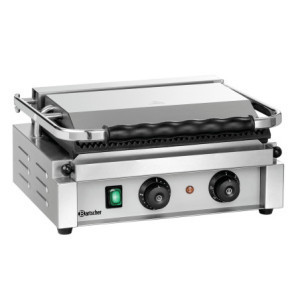 Grill de contato Panini-T Bartscher: Grelhador de contato de alto desempenho para paninis e sanduíches