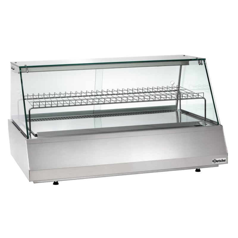 Vitrine refrigerada Bartscher 3/1 GN vidro plano | Conservação ótima