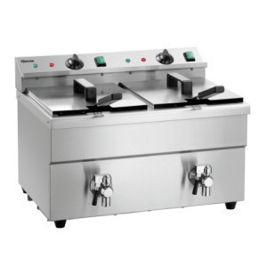 Fritadeira de indução profissional 2x8L Bartscher 165119