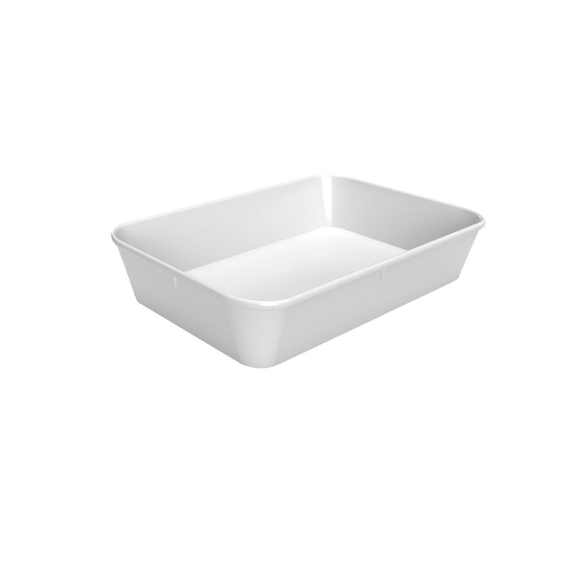 Bartscher presentation dish 60W-210x280 in white melamine